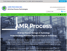 Tablet Screenshot of amrprocess.com